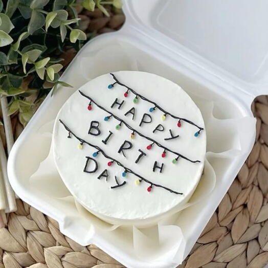 Бенто торт с стиле друзья happy birthday
