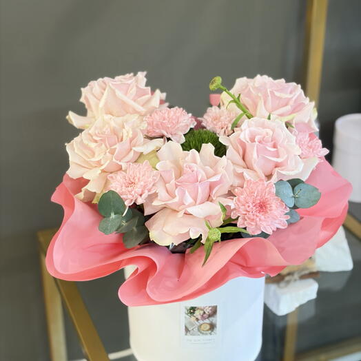 Французские розы в коробке🌸