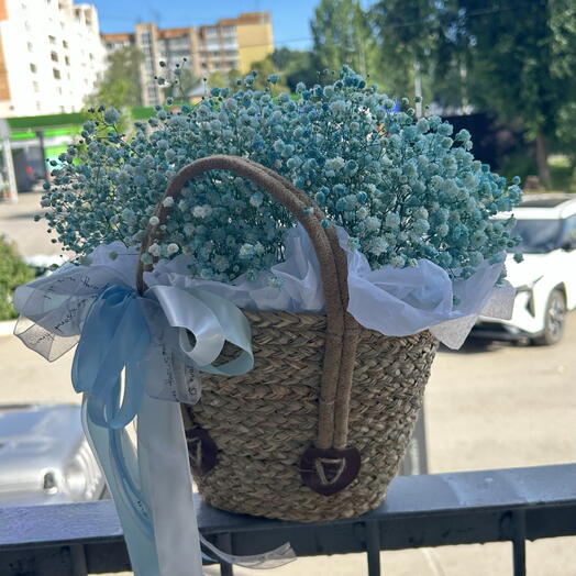 Сумочка с гипсофилой