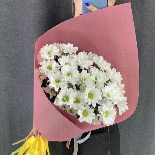 Конвертик из пяти хризантем ромашек🌼️