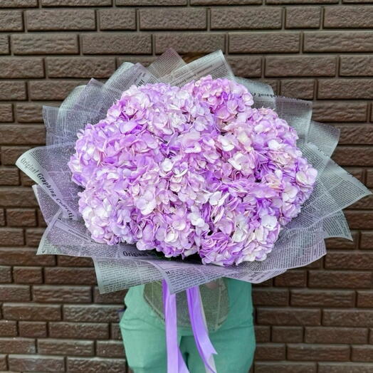 Букет гортензий 💜