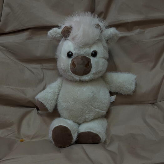 Игрушка коровка беж