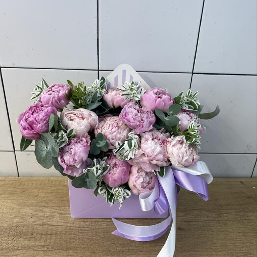 Конвертик с пионами 💞