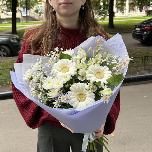 Букет с герберами