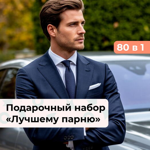 80 в 1 Подарок со смыслом. Подарочный набор для мужчины