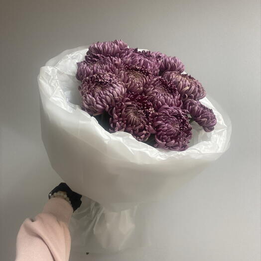 Букет хризантем 💜