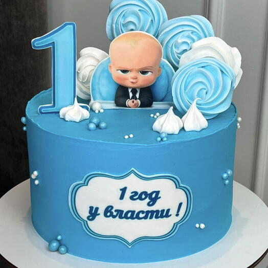 Торт на 1 годик для Босса