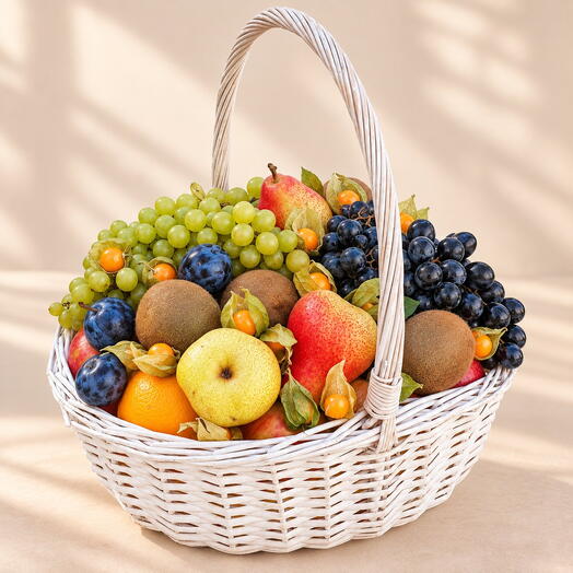 Fruit basket "Fruit basket" / weight: 7.2 kg / size: 36*28*60 / fresh fruit / gift set / gift basket