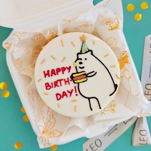 Бенто-торт " С днем рождения " " Happy birthday "