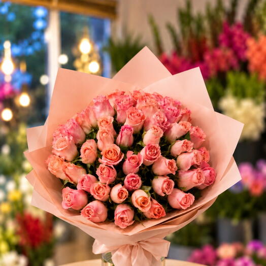 51 розовая роза 🌹