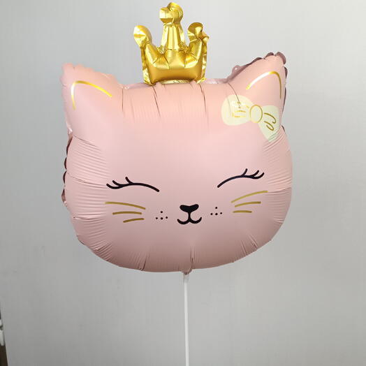 Шар Кошечка на палочке