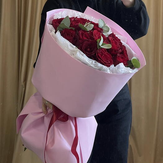 Букет из красных роз🌹