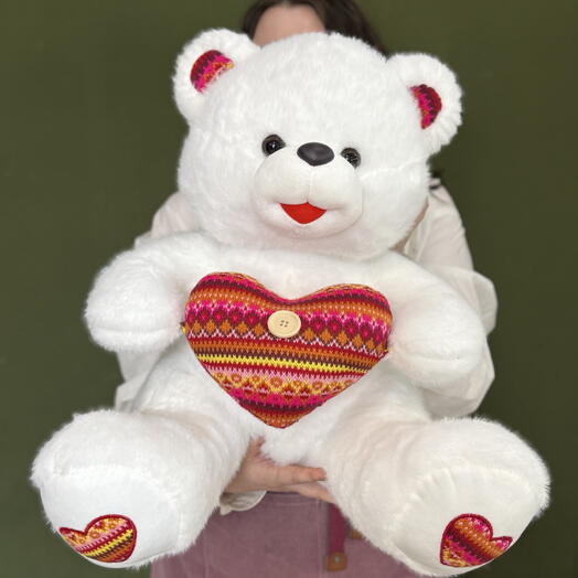Мишка «Ковровое сердце»