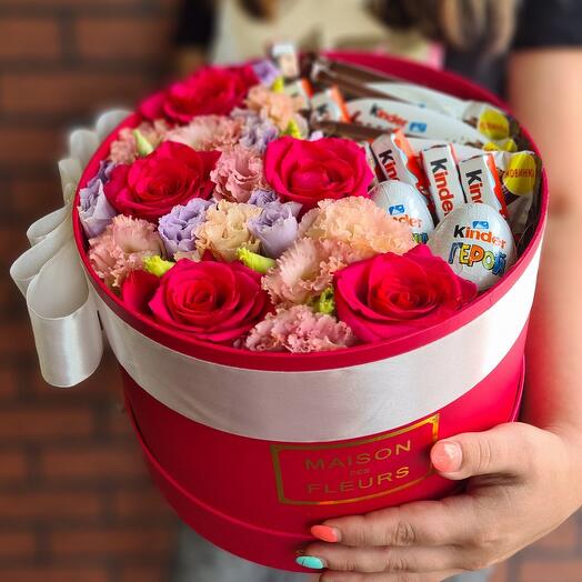 Цветы в коробке BOX KINDER