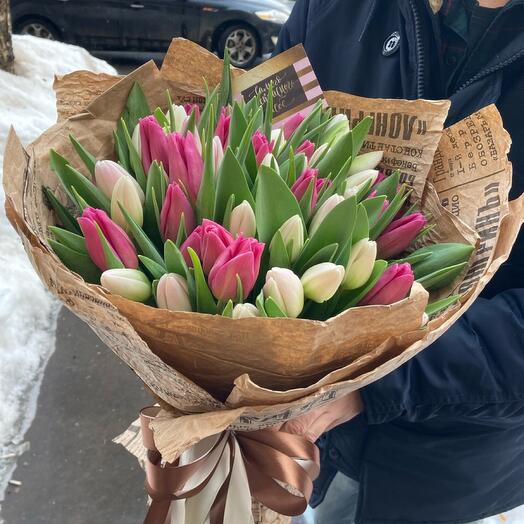 Мэри - 49 Тюльпанов Микс