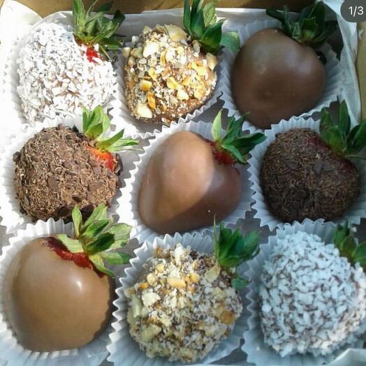 Fragole ricoperte di cioccolato