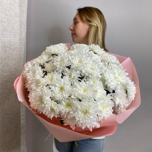 Букет из кустовых хризантем