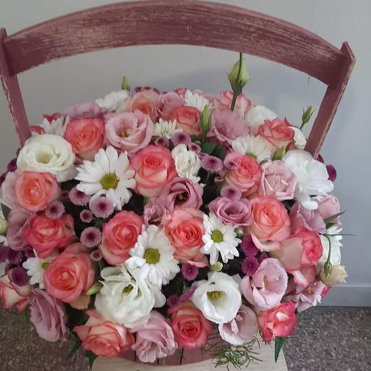 Карзина с цветами