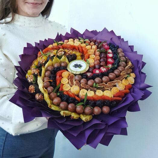 Ramo de frutas secas-remolino
