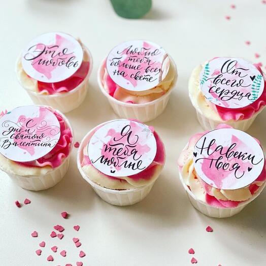 Капкейки к 14 февраля