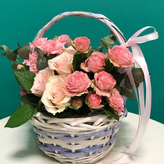 Cesta de flores