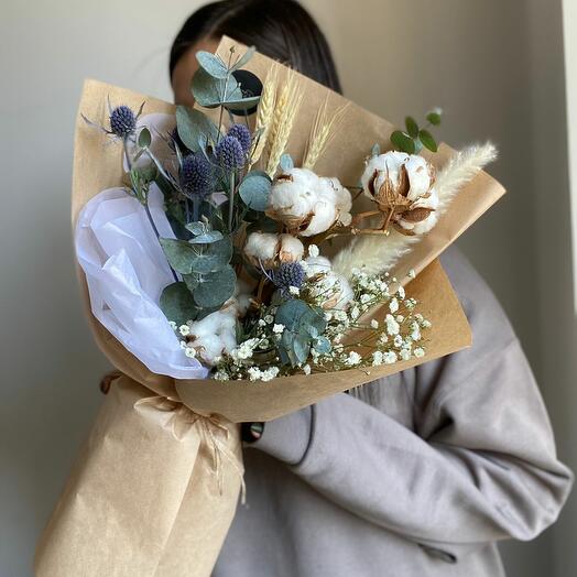 Букет их сухоцветов "Запах поля"