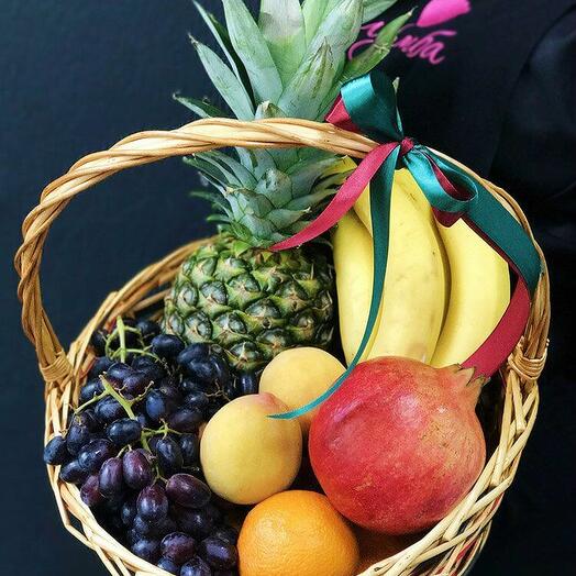 Cesta De frutas cama tropical