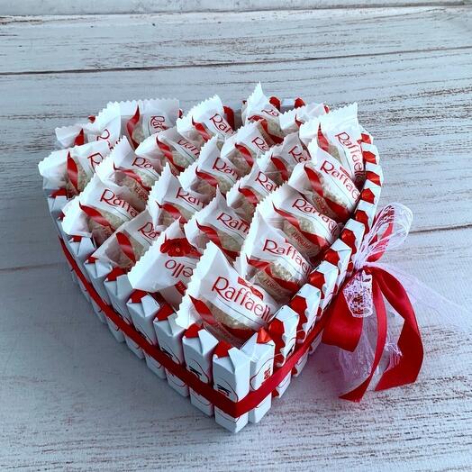 Шоколадная композиция"В самое сердце 💜"
