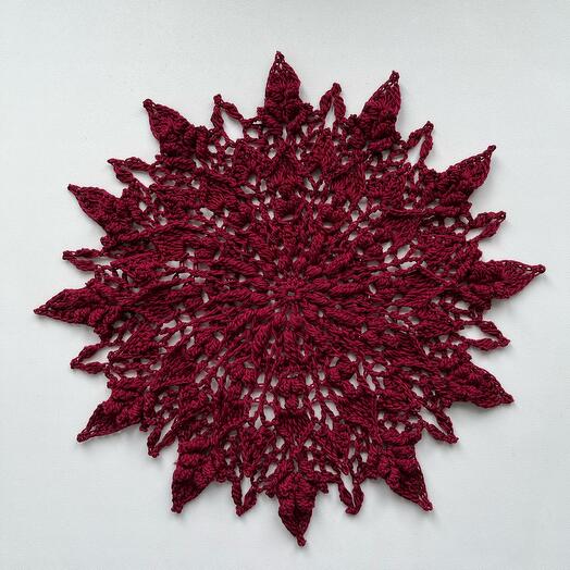 Декор для дома, салфетка Силва, бордо