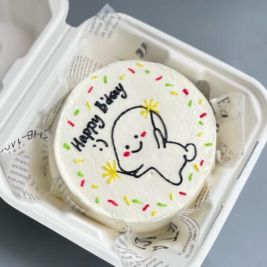 Bento birthday cake , happy birthday