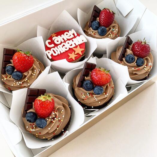 Cupcakes "Happy Birthday"