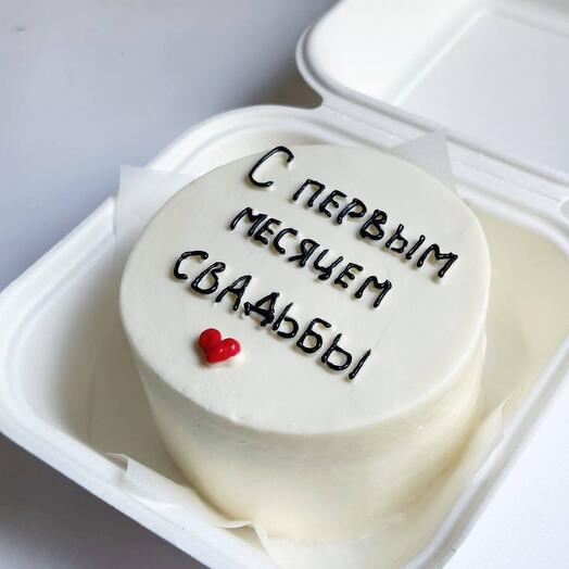 LT0064 Бенто торт «С годовщиной свадьбы»