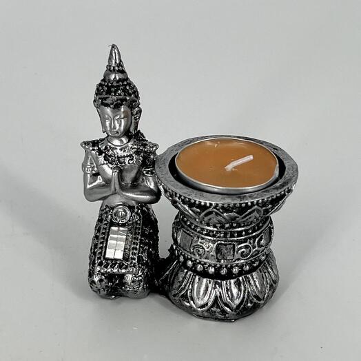 Подсвечник Будда 10 см