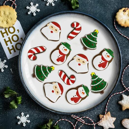 Jolly Christmas Cookies 24pcs