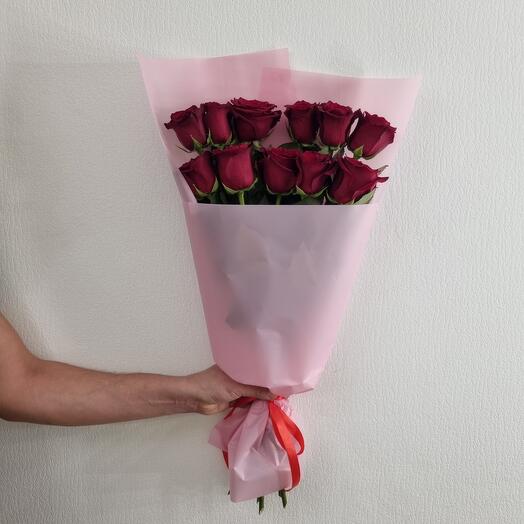 Bouquet of roses "Red Lady"