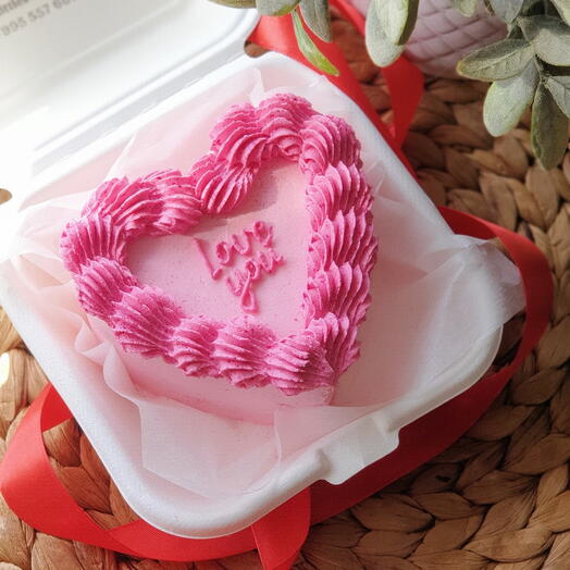 Бенто-торт "Pink Heart"