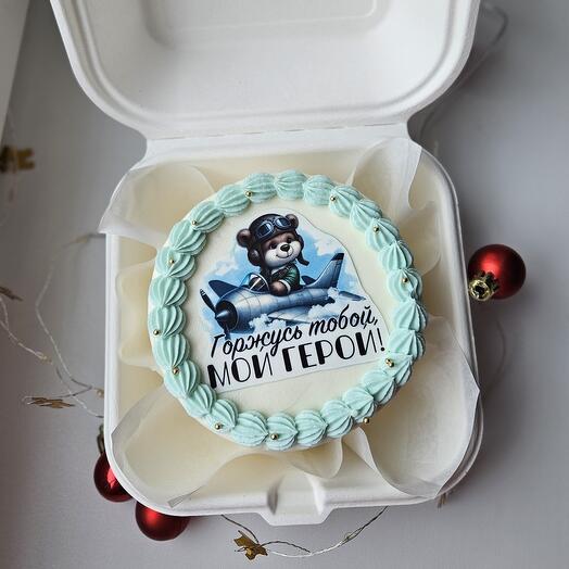 Бенто торт мужчине на 23 февраля