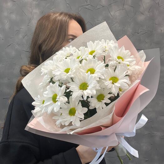 Хризантемы белые
