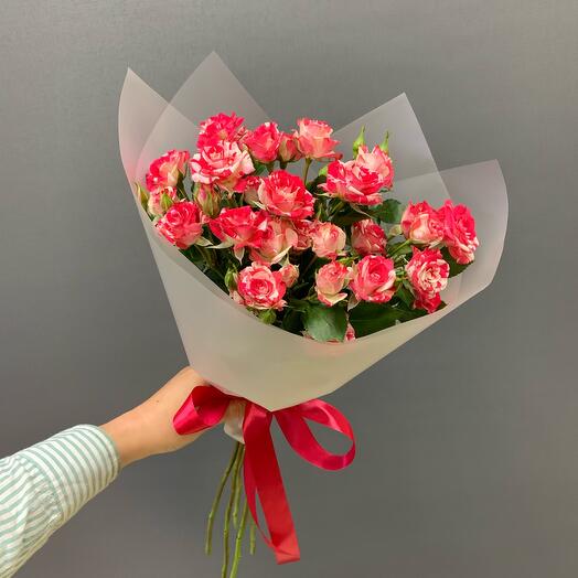 5 bush roses in a package