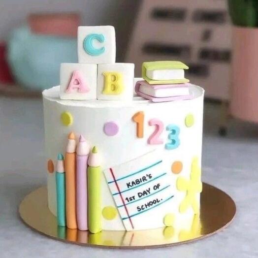 Торт на 1 сентября