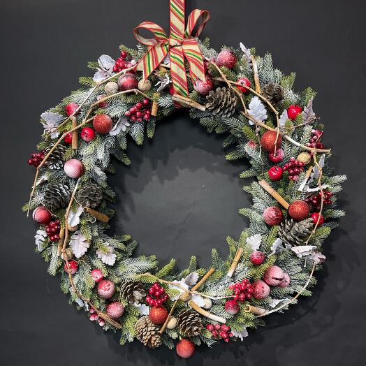 Большой новогодний венок🎄