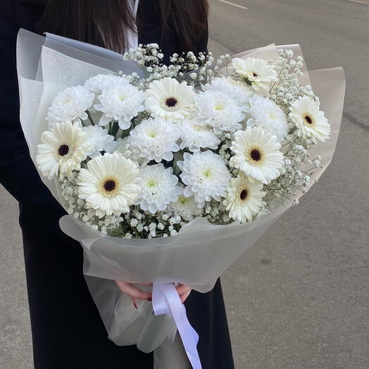 Букет «Белый-белый»