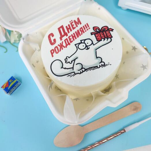 Бенто-торт "С Днём рождения" для друга/подруги/любимой/любимого/девушки/парню
