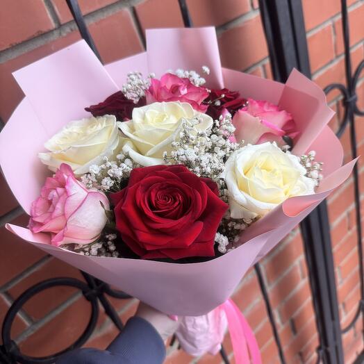 Mezcla de rosas