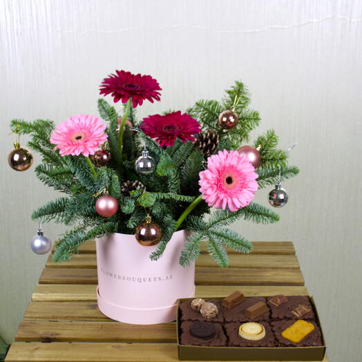 Christmas Brownie Arrangement