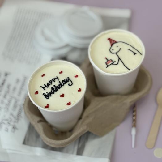 Торт в стакане 2 шт Cake to go