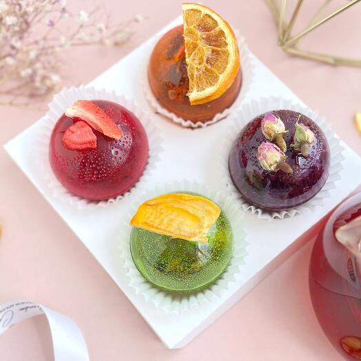 Чайный набор чай в бомбочках подарок маме, родителям,  папе, сестре, брату, подруге, коллеге, благодарность врачу