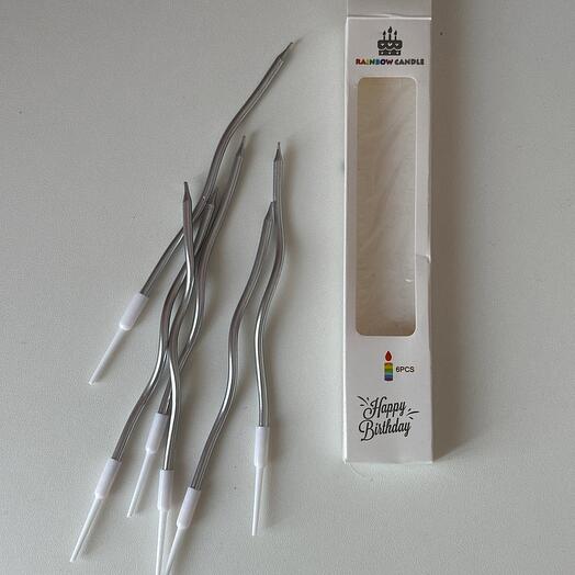 Свечи серебряные