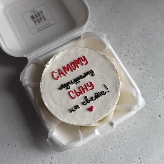 Бенто торт для сына