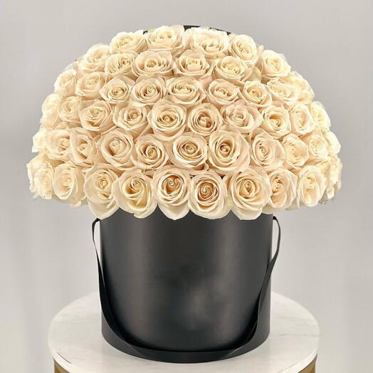 Beautifully Simple Luxury White Rose Box